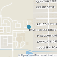 Map location of 9817 Prairie Garden Ln, Houston TX 77080