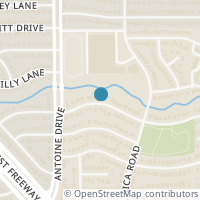 Map location of 5338 Saxon Drive, Houston, TX 77092