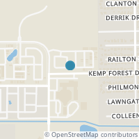 Map location of 3102 Leather Leaf Lane, Houston, TX 77080