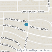 Map location of 4315 Alba Rd, Houston TX 77018