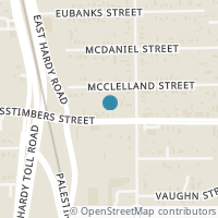 Map location of 1821 E Crosstimbers St, Houston TX 77093