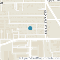 Map location of 413 Fenn Street, Houston, TX 77018