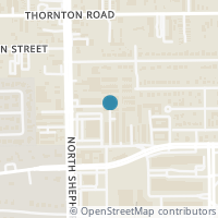 Map location of 650 Westcross Street #82, Houston, TX 77018