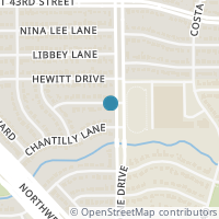 Map location of 5503 Cheshire Lane, Houston, TX 77092