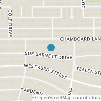 Map location of 1442 Sue Barnett Dr #A, Houston TX 77018