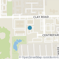 Map location of 4009 Centre Valley Ln, Houston TX 77043