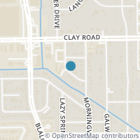 Map location of 4122 Philco Drive, Houston, TX 77080