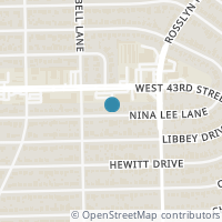 Map location of 1838 Nina Lee Lane, Houston, TX 77018