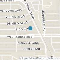 Map location of 5017 Lido Ln, Houston TX 77092