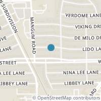 Map location of 4713 Lido Lane, Houston, TX 77092