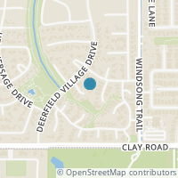 Map location of 4126 Deerfield Village Dr, Houston TX 77084