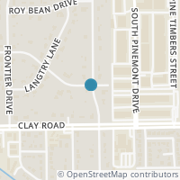 Map location of 4323 Tilson Lane, Houston, TX 77041
