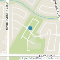Map location of 18914 Greater Oaks Court, Houston, TX 77084