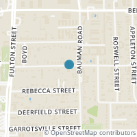Map location of 238 Julia St #A, Houston TX 77022