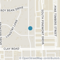 Map location of 4404 Tilson Lane, Houston, TX 77041