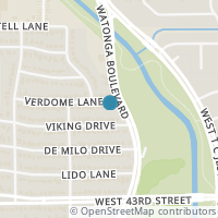 Map location of 4305 Verdome Ln, Houston TX 77092