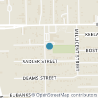 Map location of 1910 Bostic Street, Houston, TX 77093