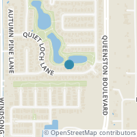 Map location of 17702 Quiet Loch Ln, Houston TX 77084