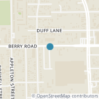 Map location of 8436 Berry Brush Lane, Houston, TX 77022