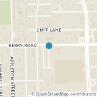 Map location of 8423 Berry Brush Lane, Houston, TX 77022