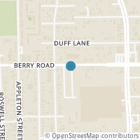 Map location of 8435 Berry Brush Lane, Houston, TX 77022