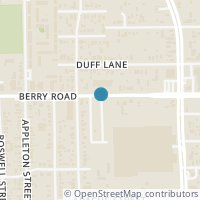 Map location of 8440 Berry Brush Lane, Houston, TX 77022