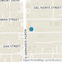 Map location of 622 Janisch Road #G, Houston, TX 77018