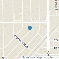 Map location of 8703 lanewood Drive, Houston, TX 77016
