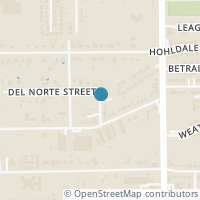 Map location of 5115 Del Sur Street #D, Houston, TX 77018