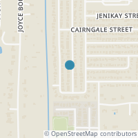 Map location of 4631 Cairnsean St, Houston TX 77084