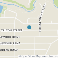 Map location of 9105 Chatwood Drive, Houston, TX 77078