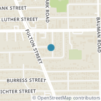 Map location of 124 Vandel St, Houston TX 77022