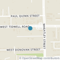 Map location of 1225 W Tidwell Rd, Houston TX 77091