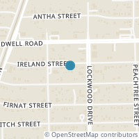 Map location of 4804 Ireland Street, Houston, TX 77016