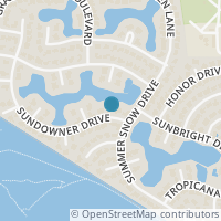 Map location of 13410 Sundowner Drive, Houston, TX 77041