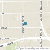 Map location of 2001 Heaney Drive, Houston, TX 77093