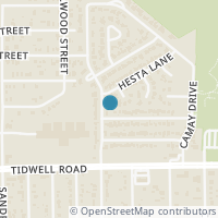 Map location of 9706 Bertwood St, Houston TX 77016