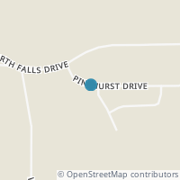 Map location of 105 Pinehurst Ct, New Ulm TX 78950