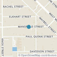 Map location of 823 MansfieldH #H, Houston, TX 77091