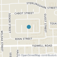 Map location of 9618 Glenwood Forest Drive, Houston, TX 77078