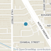 Map location of 201 W Rosamond St #6, Houston TX 77076