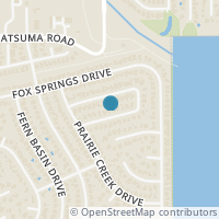 Map location of 15702 Fern Ridge Drive, Houston, TX 77084