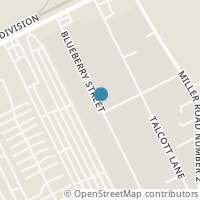 Map location of 9018 Blueberry Street, Houston, TX 77049