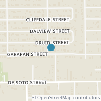 Map location of 2718 Garapan Street, Houston, TX 77091