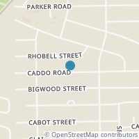 Map location of 8147 Caddo Road, Houston, TX 77078