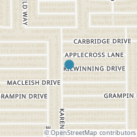 Map location of 16934 Kilwinning Drive, Houston, TX 77084