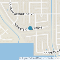 Map location of 13715 Wheatbridge Drive, Houston, TX 77041