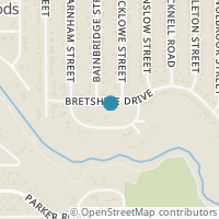 Map location of 5412 Bretshire Dr, Houston TX 77016