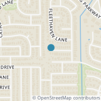 Map location of 16042 Belleshire Lane, Houston, TX 77084