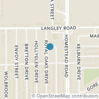 Map location of 10522 Royal Oaks Dr #4102, Houston TX 77016